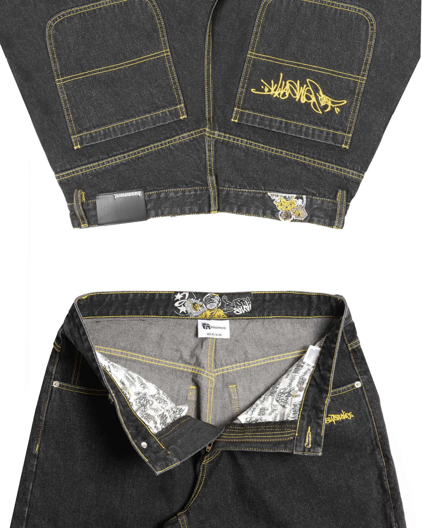 CONTRAST DENIM (YELLOW)