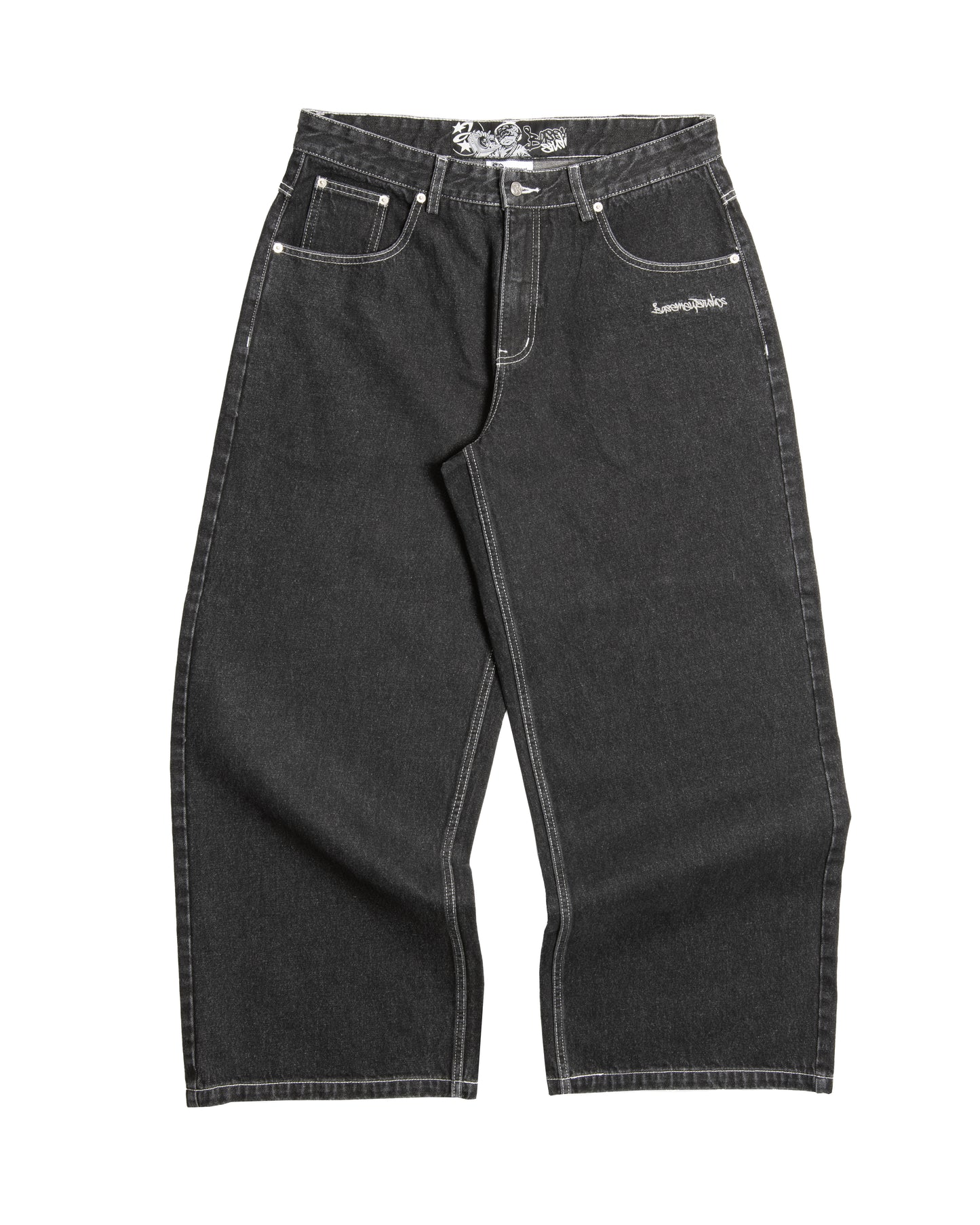 CONTRAST DENIM (GREY)